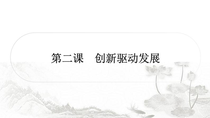 中考道德与法治复习九年级上册第一单元第二课创新驱动发展课件01