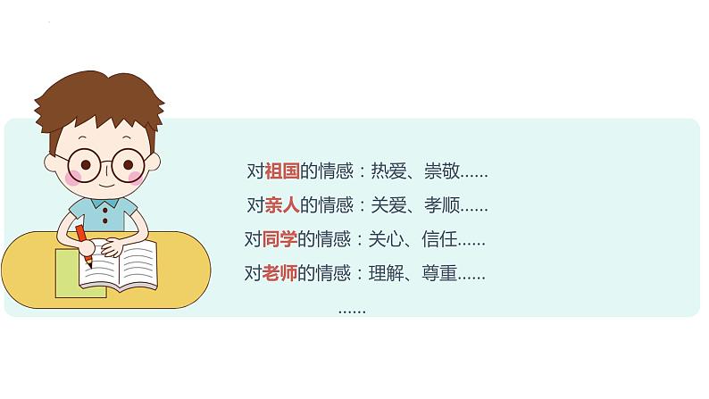 2022-2023学年部编版道德与法治七年级下册 5.1 我们的情感世界 课件第8页