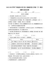 广西桂林市灵川县三街镇多校2022-2023学年七年级下学期期末道德与法治试卷（含答案）