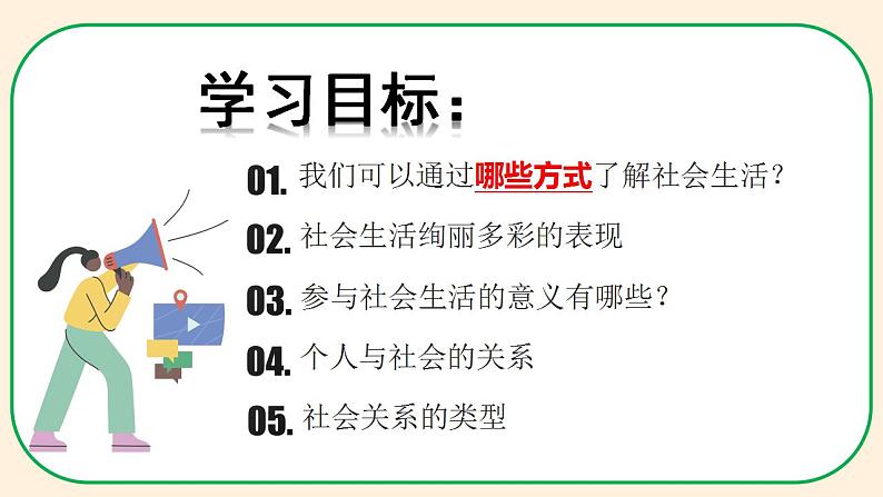部编版道德与法治八年级上册 1.1我与社会 同步课件+教案+同步练习+导学案06