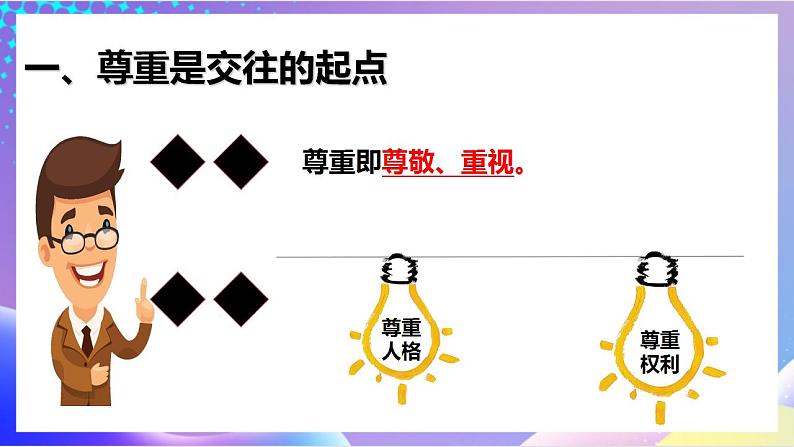 人教部编版八年级道德与法治上册 4.1《尊重他人》 课件第6页