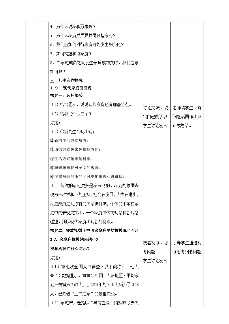 【核心素养】人教部编版道法七上 7.7.3《让家更美好》课件+教案+学案+练习+素材02