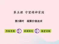 第三单元文明与家园第五课守望精神家园第2框凝聚价值追求课件（部编版）