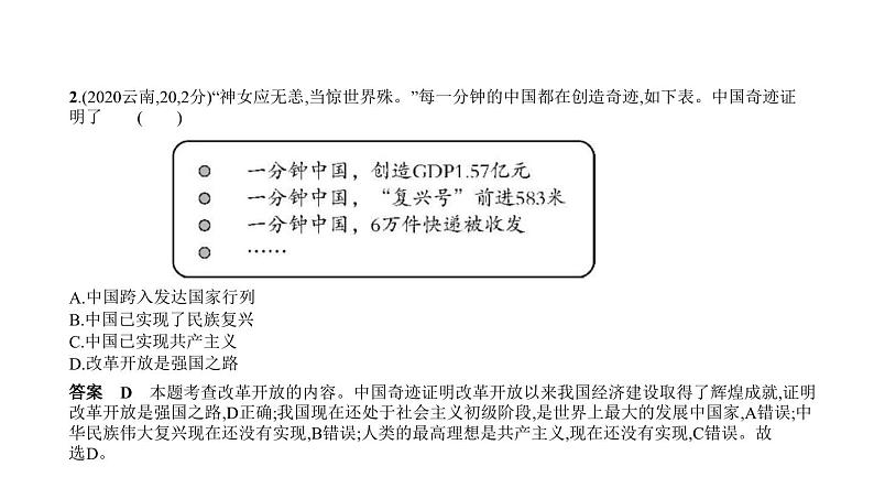 中考道德与法治一轮复习课件专题九 富强与创新 民主与法治(含解析)第4页