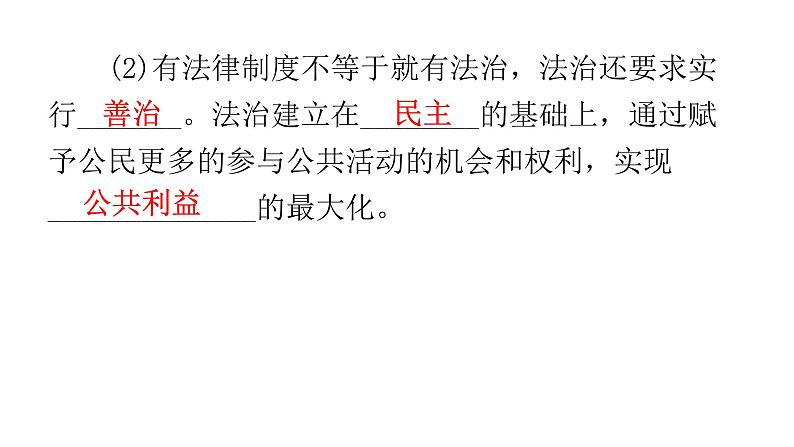 人教版道德与法治九年级上册第二单元第四课第一课时夯实法治基础教学课件第8页