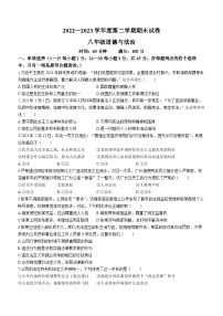 河北省邯郸市大名县2022-2023学年八年级下学期期末道德与法治试题