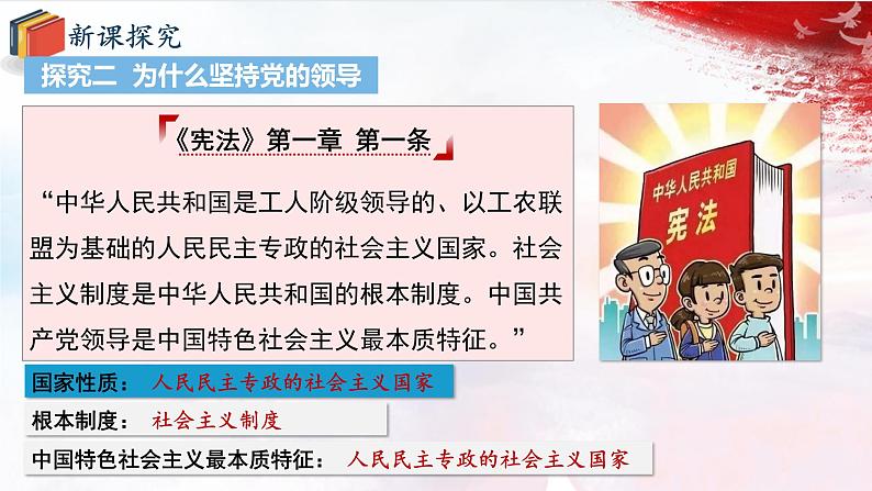 人教版道德与法治八下1.1《党的主张和人民意志的统一》课件第6页