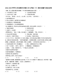 2022-2023学年江苏省泰州市靖江市七年级（下）期末道德与法治试卷(含答案解析)