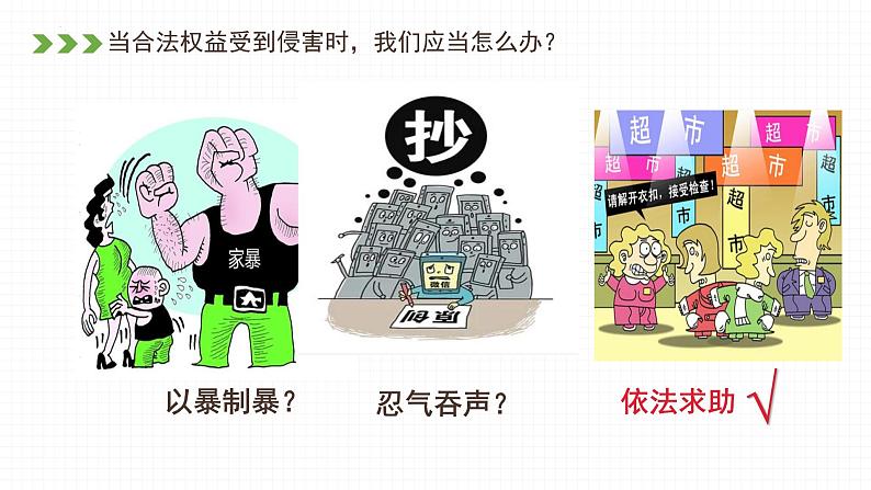 5.3 善用法律 课件-2023-2024学年部编版道德与法治八年级上册第8页