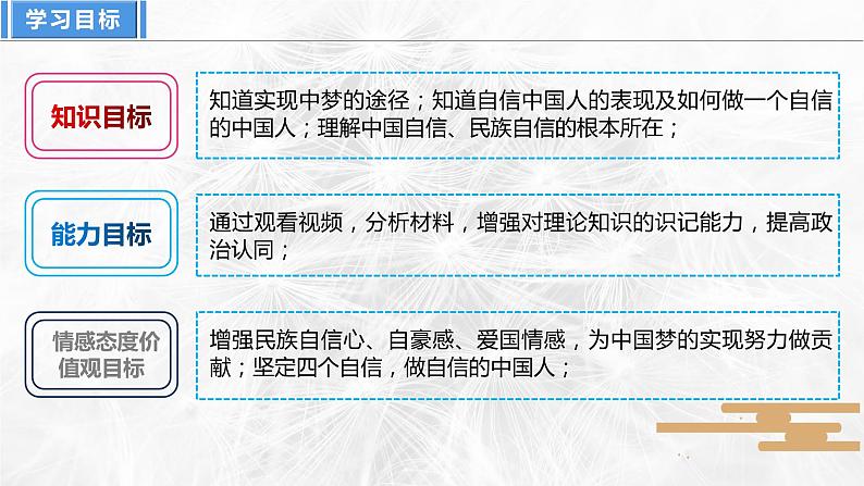 8.2共圆中国梦 课件-2023-2024学年九年级道德与法治上册04