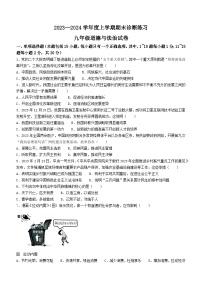 吉林省长春市高新技术产业开发区2023-2024学年九年级上学期期末道德与法治试题
