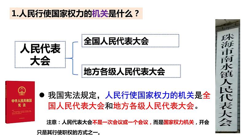 6.1国家权力机关 课件 八年级道德与法治下册 (部编版)06