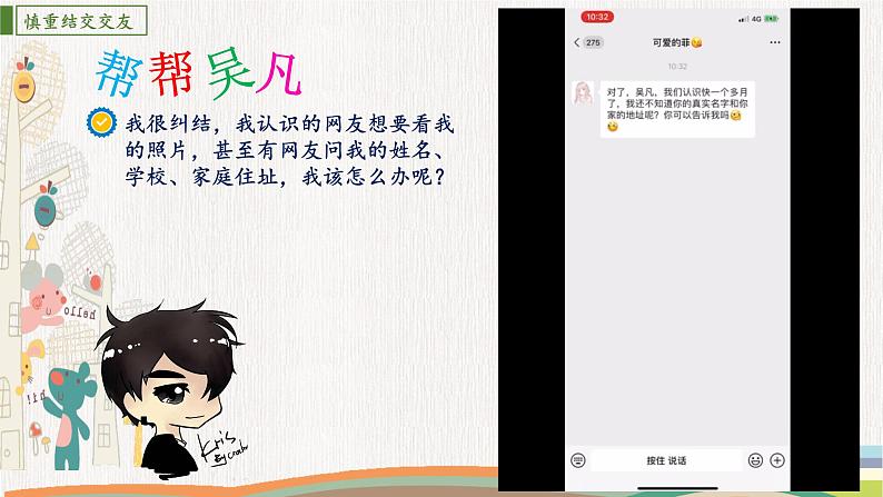 5.2 网上交友新时空(课件)第8页