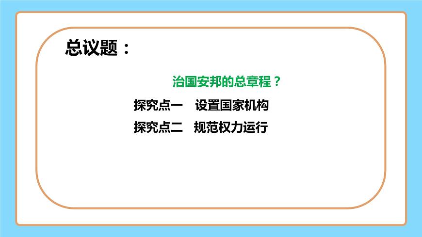 【公開課】新統(tǒng)編版8下1.1.2《治國安邦的總章程》課件第4頁