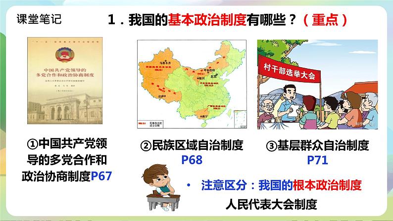 部编版八下道法 5.2《基本政治制度》课件+视频第3页