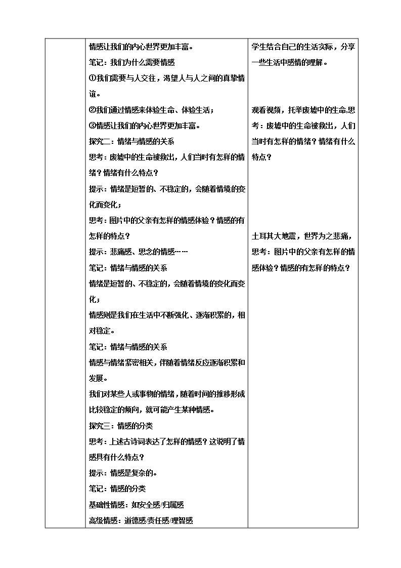 【核心素养】5.1《我们的情感世界》课件+教案+视频02