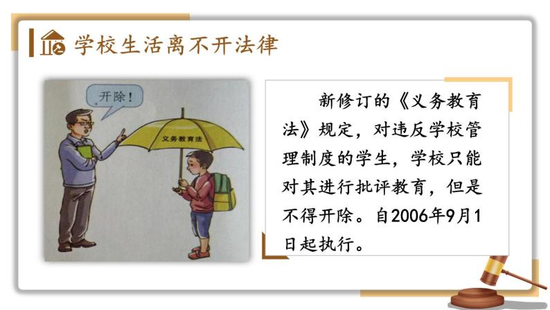 部编版七年级下册道德与法治课件 4.9.1 生活需要法律05