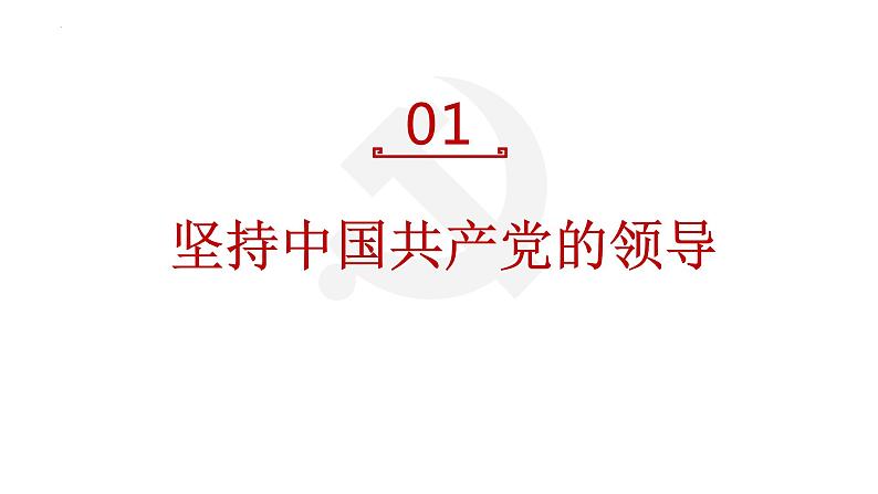 1.1 党的主张和人民意志的统一 课件-2023-2024学年统编版道德与法治八年级下册06