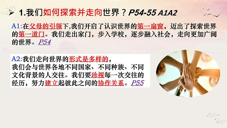 5.1走向世界大舞台( 课件) 2023-2024学年九年级道德与法治下册 (部编版)第7页
