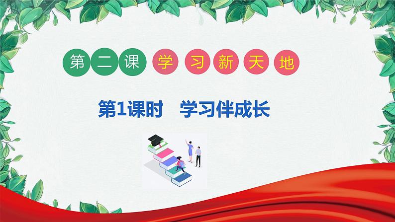 部编版道德与法治七年级上册 第二课第一课时 学习伴成长课件第2页