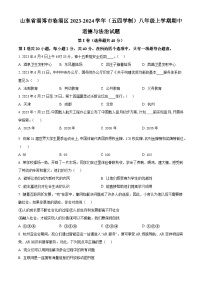 山东省淄博市临淄区2023-2024学年(五四学制)八年级上学期期中道德与法治试题（原卷+解析）