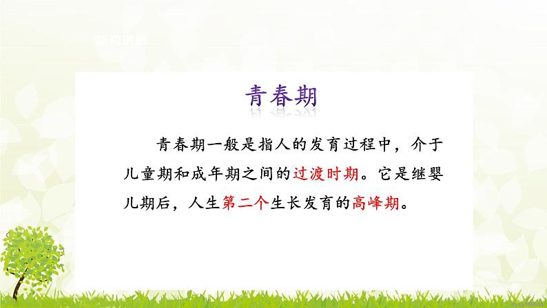 部编版七年级下册道德与法治第一单元1.1《悄悄变化的我》课件06