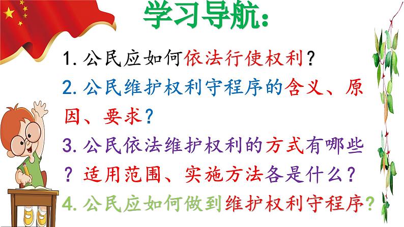 3.2 依法行使权利 (课件)八年级下册道德与法治 统编版 (2)第3页