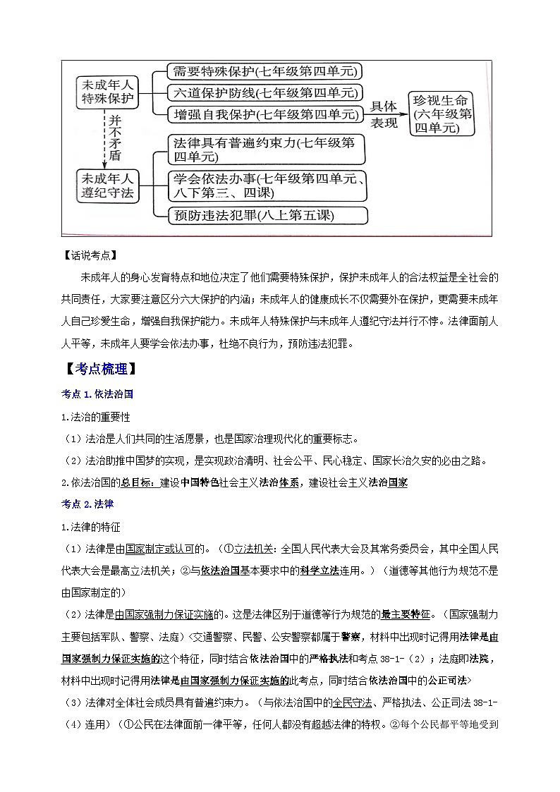中考道德与法治一轮复习导学案:走进法治天地02