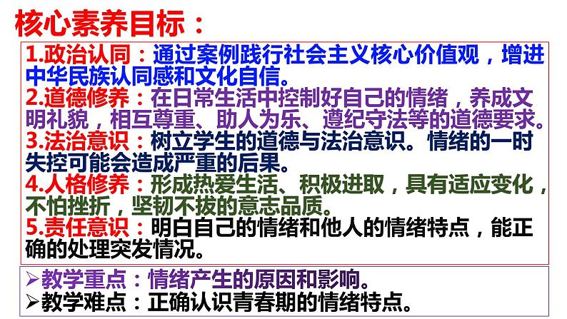 4.1 青春的情绪(同步课件) -2023-2024学年七年级道德与法治下册 (统编版)第3页