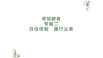 2024年廣東中考道德與法治一輪總復習課件 專題二 行使權(quán)利 履行義務