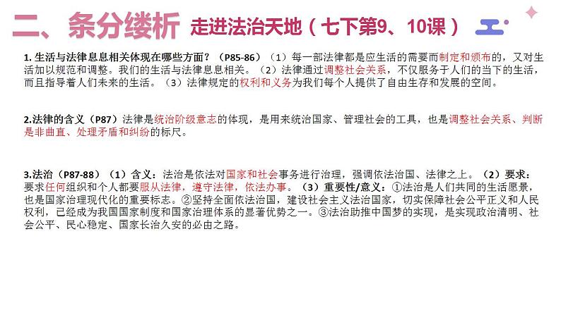 中学道德与法治一轮复习《走进法治天地做守法的公民》——2024年中学道德与法治一轮复习课件第4页