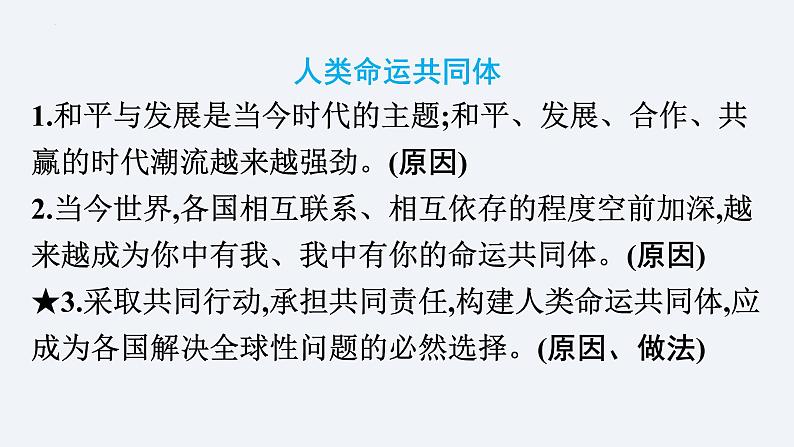 2024年中考道德与法治二轮专题复习课件 大国外交第4页