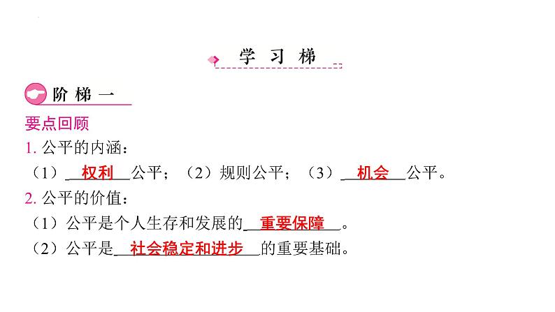8.2 公平正义的守护 学案课件 2023-2024学年统编版道德与法治八年级下册04