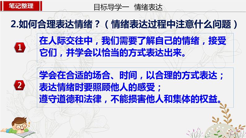 4.2 情绪的管理 课件----2023-2024学年统编版道德与法治七年级下册06