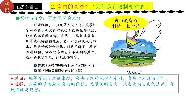 7.1自由平等的真谛 (课件) 2023-2024学年八年级道德与法治下册 (统编版)第3页