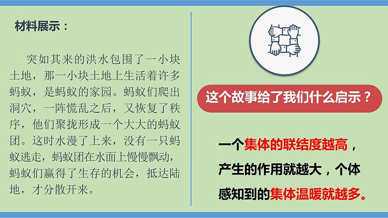 6.1 集体生活邀请我 课件-2023-2024学年七年级道德与法治下册06