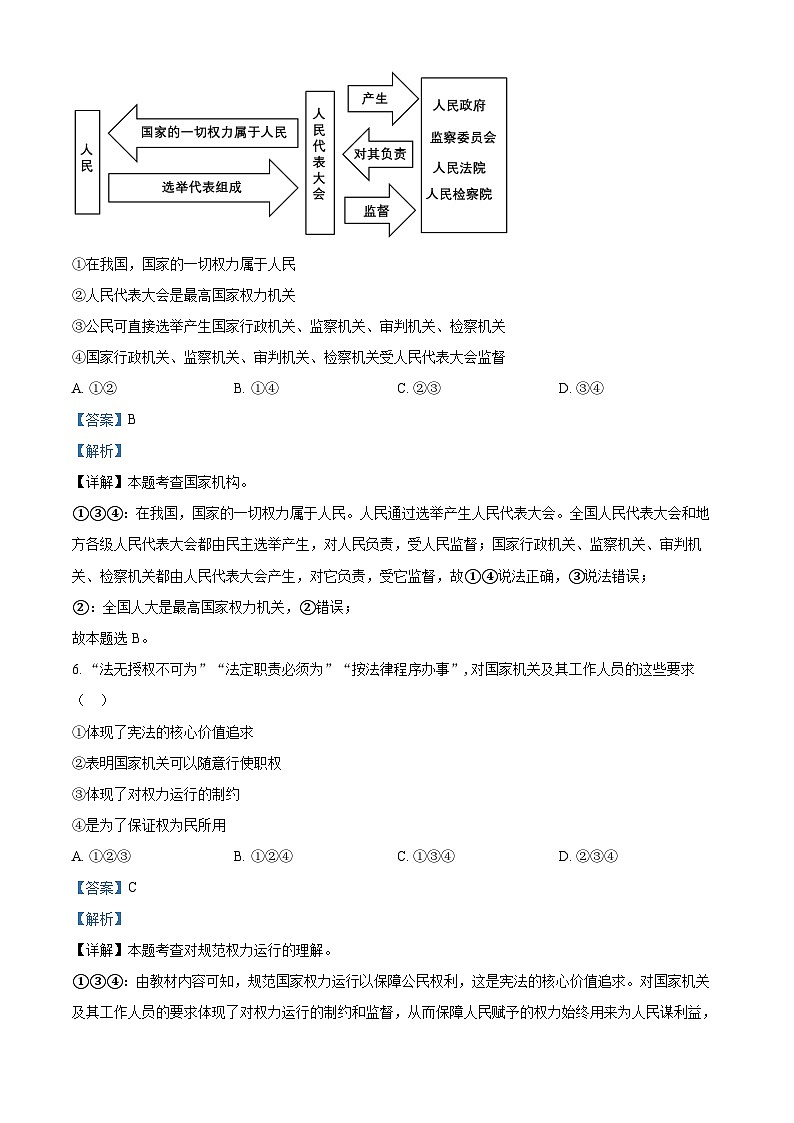 28,安徽省六安市轻工中学2023-2024学年八年级下学期期中道德与法治试题第3页