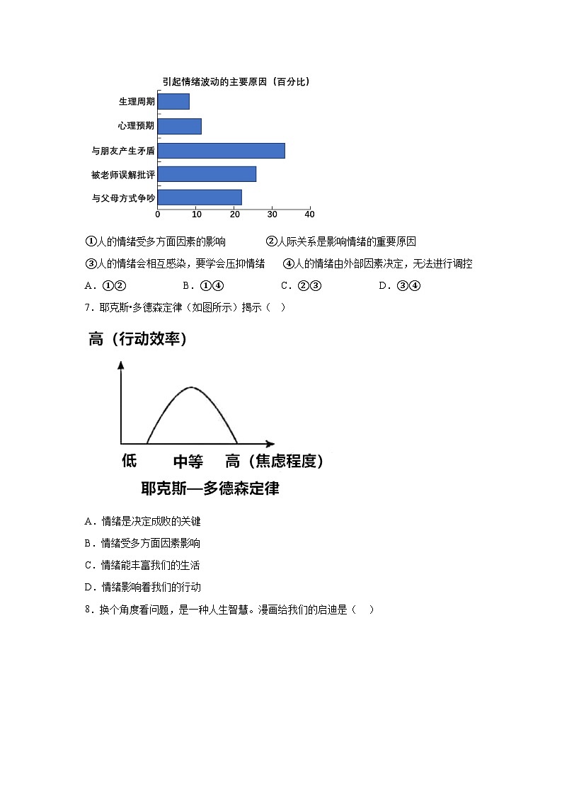 广东省深圳市盐田外国语学校2023-2024学年七年级下学期期中道德与法治试题(含解析)第3页