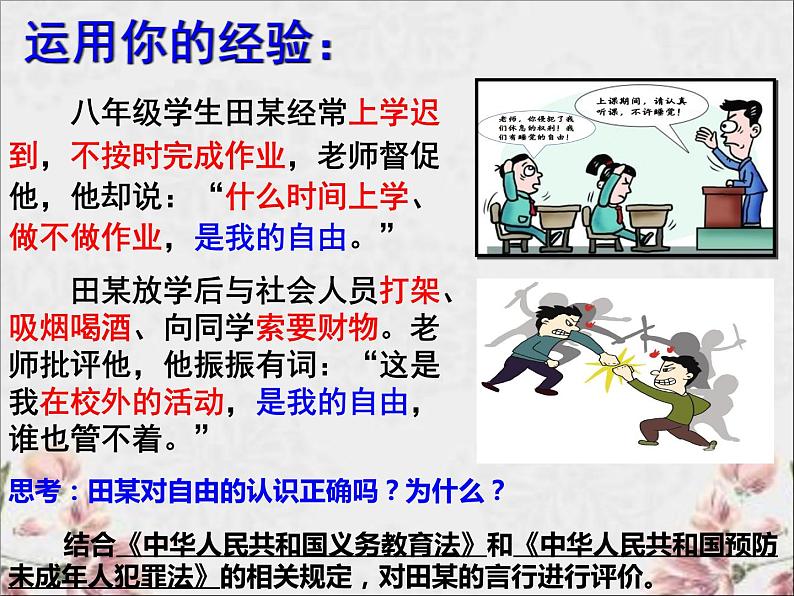 7.1 自由平等的真谛 课件-2023-2024学年统编版道德与法治八年级下册第5页