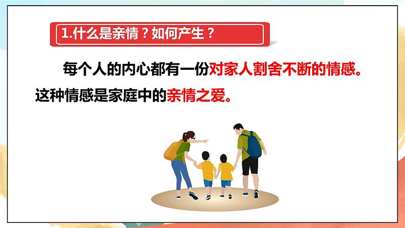 人教部编版道德与法治六年级全一册 7.2 爱在家人间 课件06