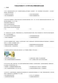 [政治][期末]广东省汕头市龙湖区2023-2024学年九年级上学期期末道德与法治试题