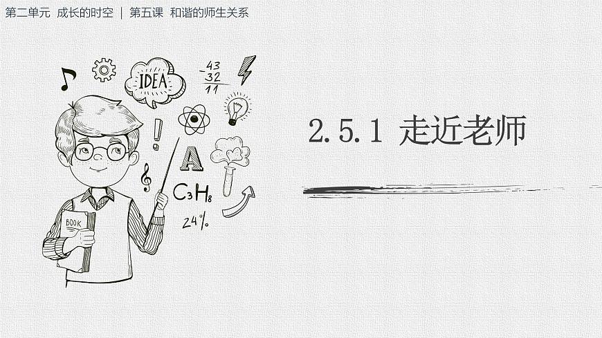 部編版初中道法7上 第二單元 成長(zhǎng)的時(shí)空 2.5.1 走近老師 課件第1頁(yè)