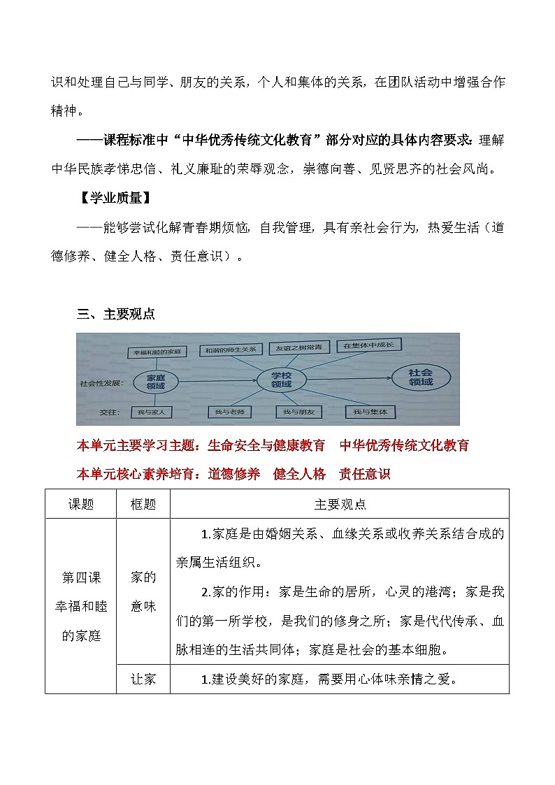 统编版(2024)七年级上册道德与法治第二单元《成长的时空》备课参考资料教案第3页