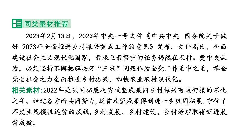 陕西省2024年道法中考热点备考重难专题:持续推进乡村振兴(课件)第4页