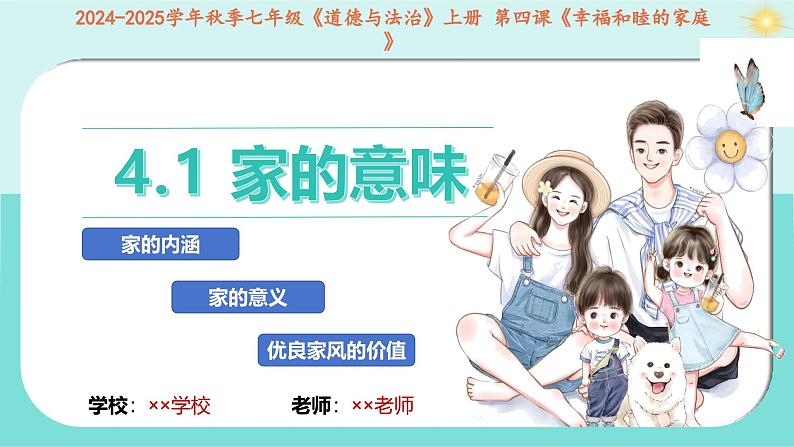4.1 家的意味(课件)-2024-2025学年七年级道德与法治上册 (统编版2024)第2页