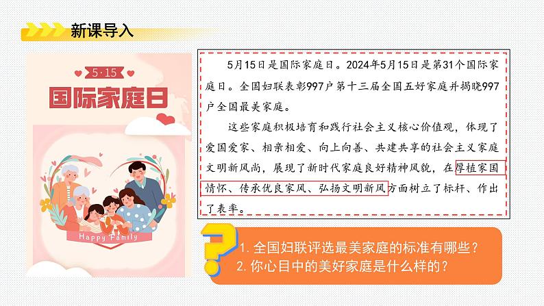 4.2 让家更美好 课件-2024-2025学年统编版道德与法治七年级上册02