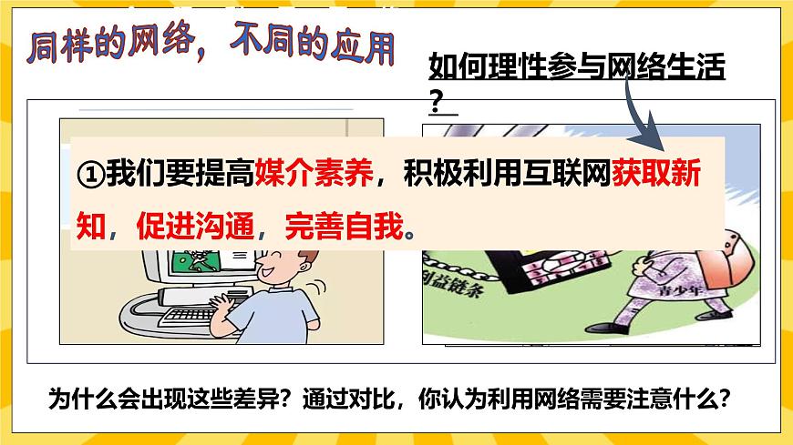 統(tǒng)編版道德與法治八年級上冊 2.2 合理利用網(wǎng)絡(luò)  課件第5頁