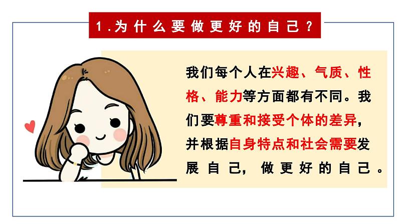 初中道德与法治新人教版七年级上册第一单元2.2 做更好的自己教学课件(2024秋)第6页