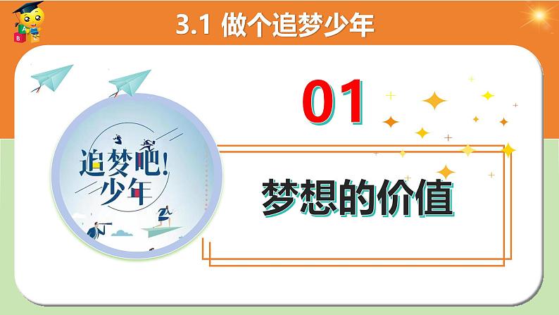 3.1 做有梦想的少年 同步课件-2024-2025学年道德与法治七年级上册 统编版 202404
