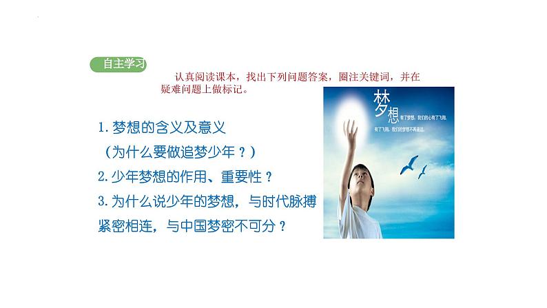 3.1 做有梦想的少年 课件-2024-2025学年道德与法治七年级上册 统编版2024第3页